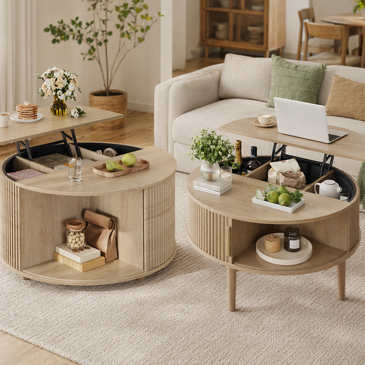 UPOSOJA's Lift-Top Coffee Tables: Two Ways to Elevate Your Living Space