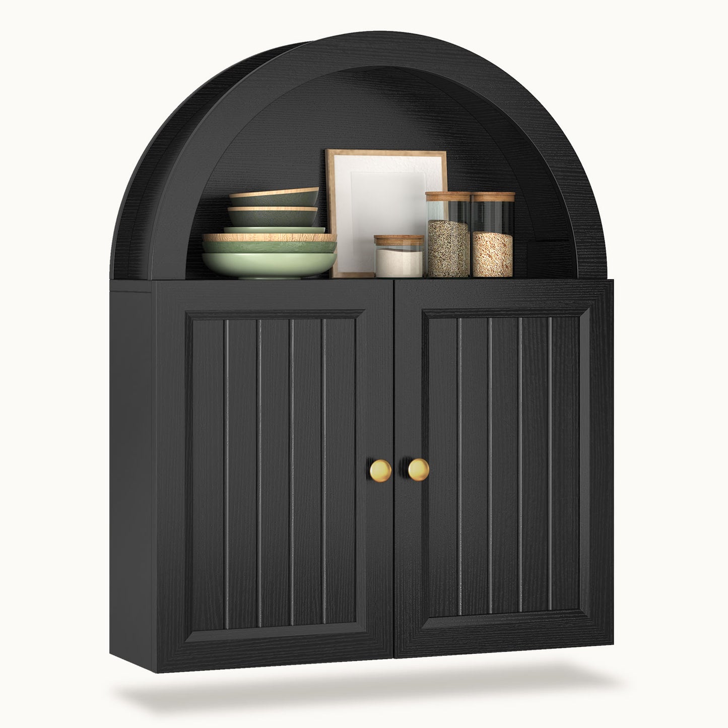 23.6 x 30.3'' Arched Bathroom Wall Cabinet