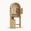 Arched Over The Toilet Storage Cabinet Small Pushcart Oak