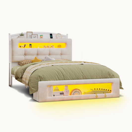 full-size-upholstered-platform-bed-frame-with-led-lighting-white