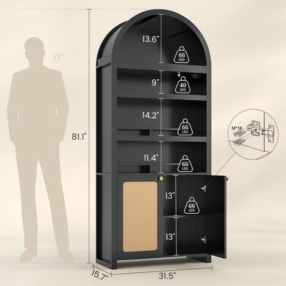 81-tall-arched-cabinets-with-storage-black-oak