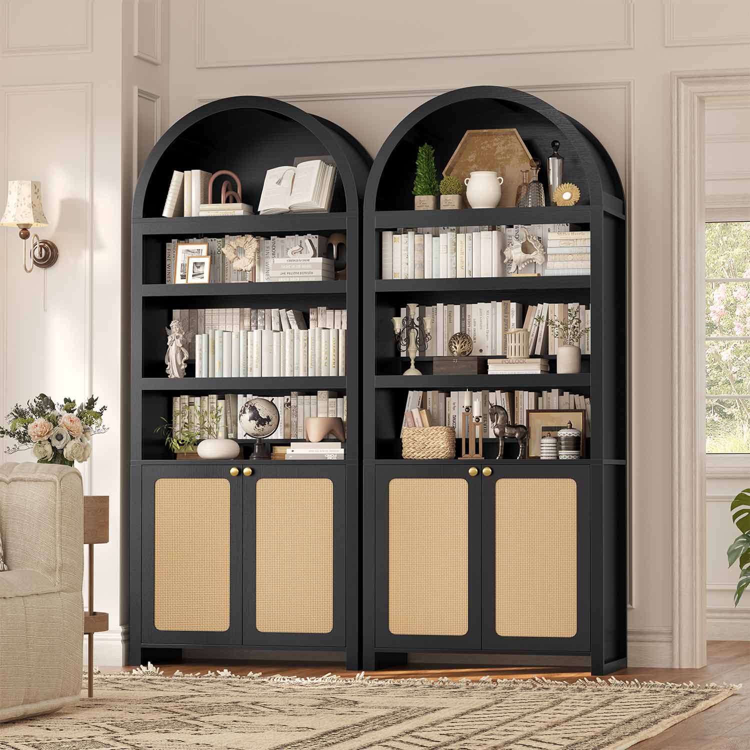 81-tall-arched-cabinets-with-storage-black-oak