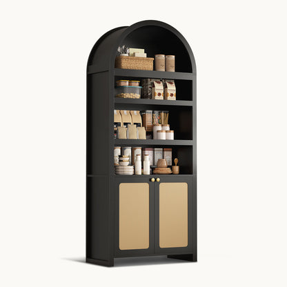 81-tall-arched-cabinets-with-storage-black-oak