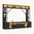 Wall Unit TV Stand with 11 Fabric Drawers & LED Lights Black